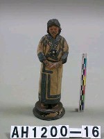 陶塑人種模型—蝦夷人（女性）藏品圖，第2張